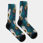 フクロウ、シダ、オーク、ベリー3 ソックス (右)