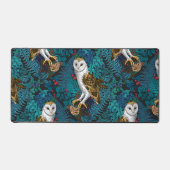 フクロウ、シダ、オーク、ベリー3 デスクマット (正面)