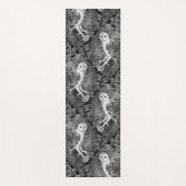 フクロウ、シダ、オーク、ベリー4 ヨガマット (正面)