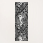 フクロウ、シダ、オーク、ベリー4 ヨガマット (裏面)