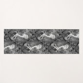 フクロウ、シダ、オーク、ベリー4 ヨガマット (正面(横))