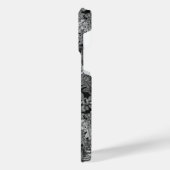 フクロウ、シダ、オーク、ベリー4 iPhoneケース (左側面)