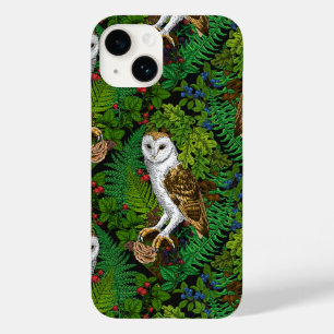 フクロウ、シダ、オーク、ベリー Case-Mate iPhone 14ケース