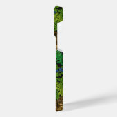 フクロウ、シダ、オーク、ベリー iPhoneケース (左側面)