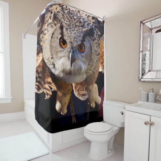 フクロウ シャワーカーテン (インサイチュ)
