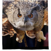 フクロウ シャワーカーテン (正面)