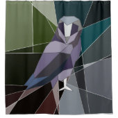 フクロウ シャワーカーテン (正面)