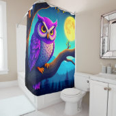 フクロウ シャワーカーテン (インサイチュ)