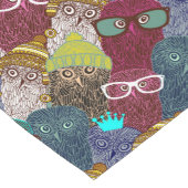 フクロウ ショートテーブルランナー (コーナー)