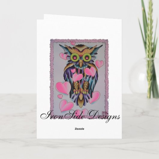 フクロウ シーズンカード (裏面)