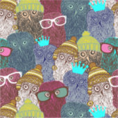 フクロウ シール (正面)