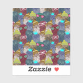 フクロウ シール (シート)