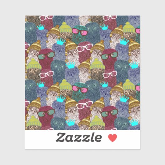 フクロウ シール (シート)