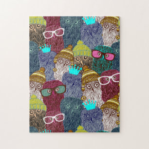 フクロウ ジグソーパズル