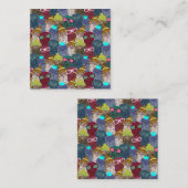 フクロウ スクエア名刺 (正面/裏面)