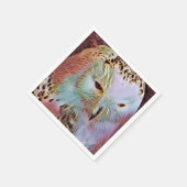 フクロウ スタンダードカクテルナプキン (角)