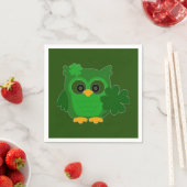 フクロウ スタンダードカクテルナプキン (インサイチュ)