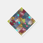 フクロウ スタンダードカクテルナプキン (角)