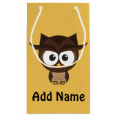 フクロウ スモールペーパーバッグ (裏面)