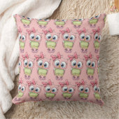 フクロウ スロー枕 クッション (ブランケット)