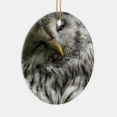フクロウ セラミックオーナメント (右)