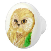 フクロウ セラミックノブ (右)