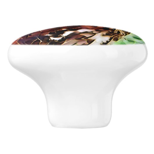 フクロウ セラミックノブ (側面)