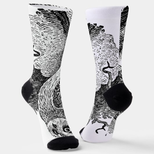 フクロウ ソックス (傾斜あり)