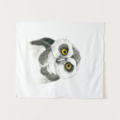 フクロウ タペストリー (正面(横))