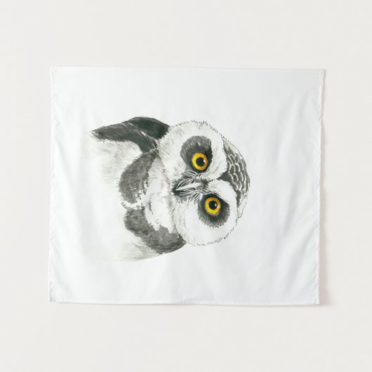 フクロウ タペストリー (正面(横))