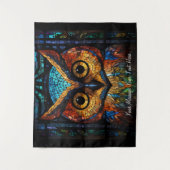 フクロウ タペストリー (正面)