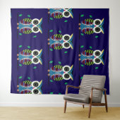 フクロウ タペストリー (インサイチュ(横))