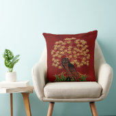 フクロウ・タペストリー クッション (椅子)