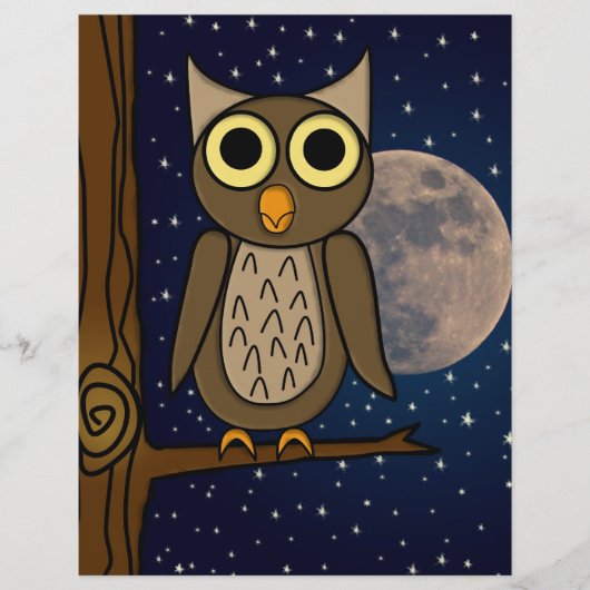 フクロウ チラシ (正面)