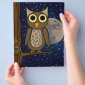 フクロウ チラシ (手)