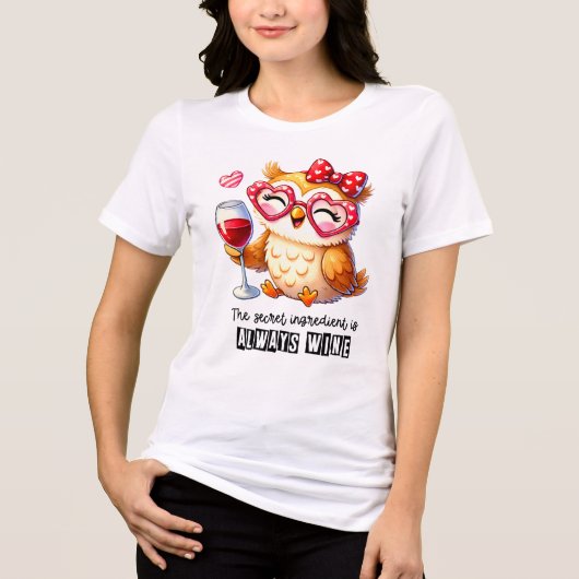フクロウ・ティー トライブレンドTシャツ (正面)
