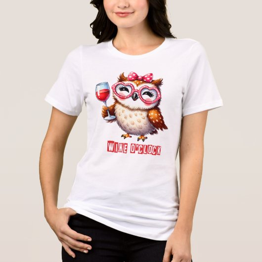 フクロウ・ティー トライブレンドTシャツ (正面)