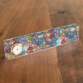 フクロウ デスクネームプレート (側面)