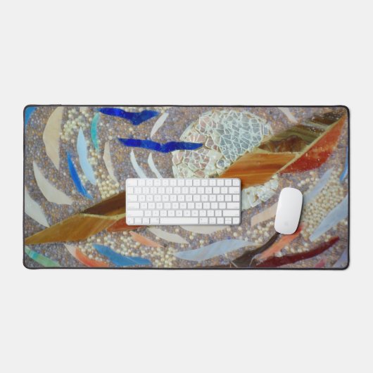 フクロウ デスクマット (キーボード&マウス)