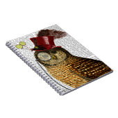 フクロウ（トップハット） 3 ノートブック (右側)