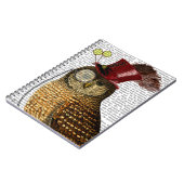 フクロウ（トップハット） 3 ノートブック (左側)