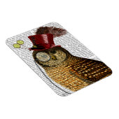 フクロウ(トップハット) 3 マグネット (右側)