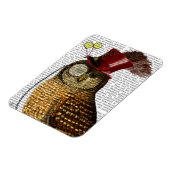 フクロウ(トップハット) 3 マグネット (左側)