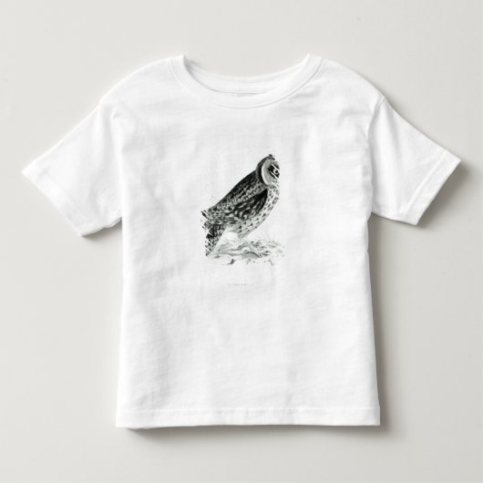 フクロウ トドラーTシャツ (正面)