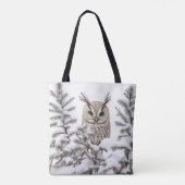 フクロウ トートバッグ (裏面)