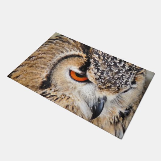 フクロウ ドアマット (アングル)