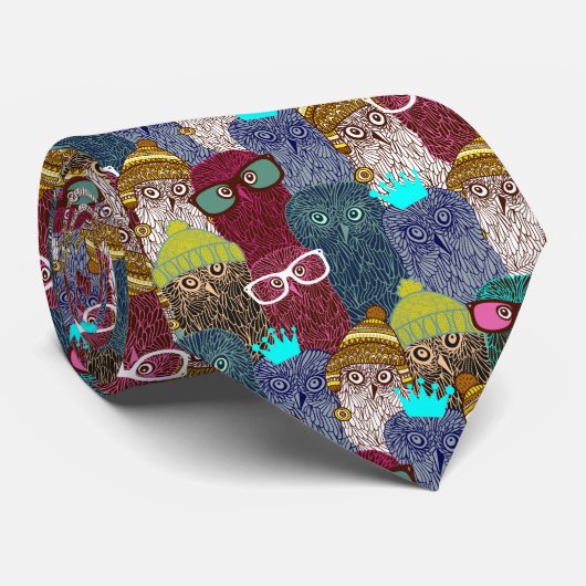 フクロウ ネクタイ (ロール)