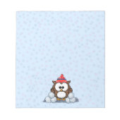 フクロウ ノートパッド (正面)