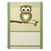 フクロウ ノートブック (正面)