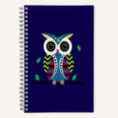 フクロウ ノートブック (正面)